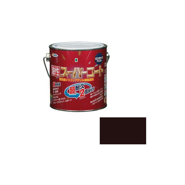 アサヒペン アサヒペン 油性スーパーコート 新茶 0.7L ペンキ、塗料の商品画像
