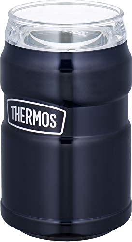 THERMOS 保冷缶ホルダー 350ml缶用 0.35L（ミッドナイトブルー）ROD-002 MDB 水筒の商品画像