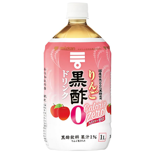 ミツカン りんご黒酢 カロリーゼロ 1000ml×6本の商品画像