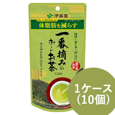 伊藤園 伊藤園 一番摘みのお～いお茶 1200 かなやみどりブレンド 100g × 10袋 お〜いお茶 緑茶、煎茶の商品画像