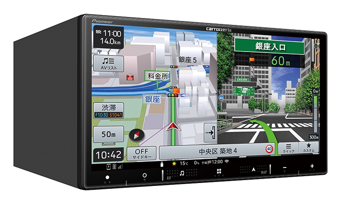 Pioneer Pioneer Carrozzeria パイオニア カロッツェリア 楽ナビ 7V型