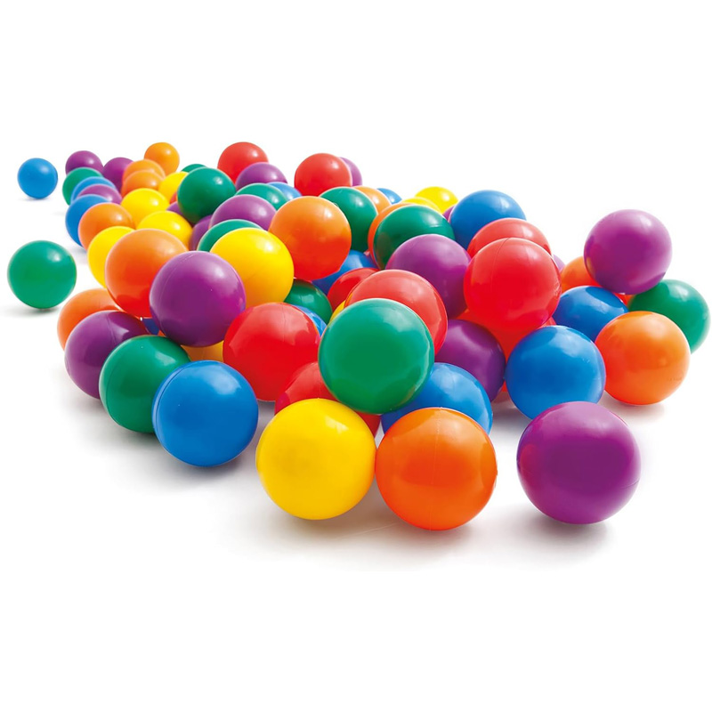 INTEX Inte ks мяч бассейн для вентилятор мяч 6.5cm 6 вид 100 шт 49602 цвет мяч водные развлечения красочный игрушка день рождения подарок прямая поставка 
