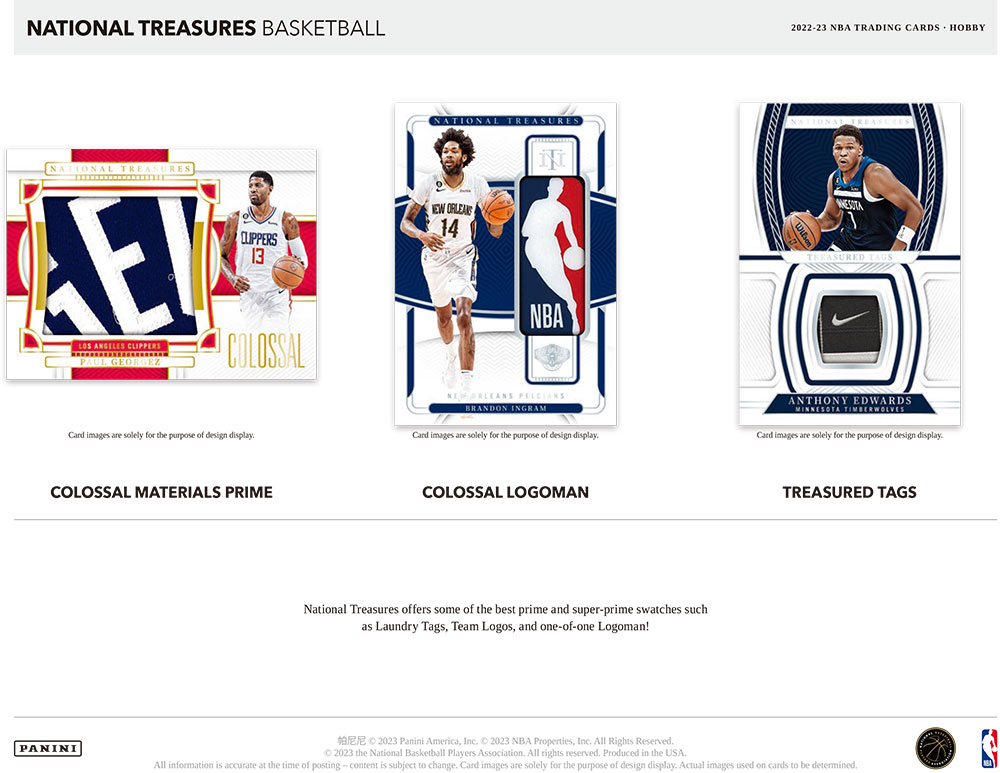 NBA 2022-23 Panini National Treasures Basketball 4-Box case