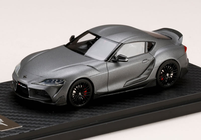 SUPRA - 1/43 トヨタ GR SUPRA A90 RZ(マットストームグレーメタリック) 完成品 ミニカー(PM43125MG) ホビージャパン ホビージャパン MARK43 1/43 トヨタ GR スープラ A90 RZ マット