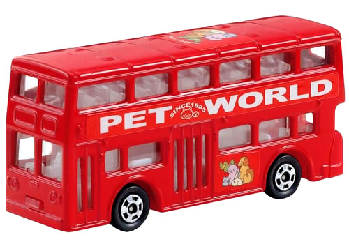 タカラトミー No.95 ロンドンバス PET WORD仕様 （レッド） （1/130