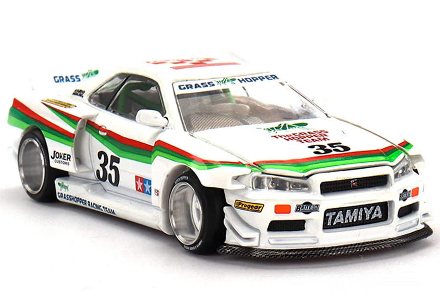 トゥルースケールミニチュアス Nissan スカイライン GT-R R34 TAMIYA x