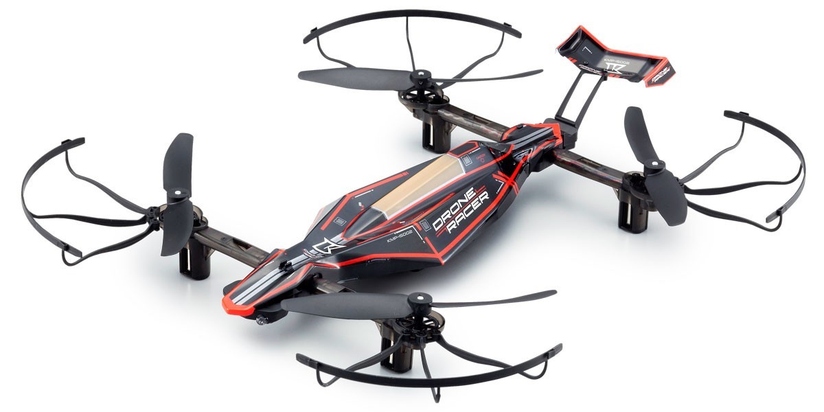 京商 DRONE RACER ZEPHYR（ドローンレーサー ゼファー）フォースブラック レディセット 20572BK ドローン、ヘリ、航空機の商品画像