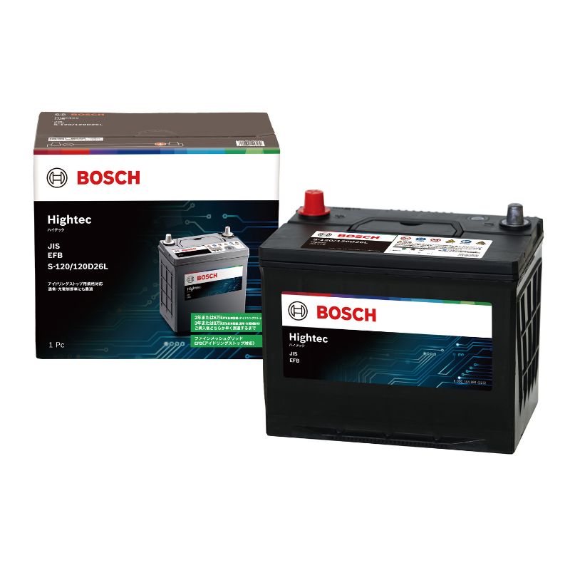 BOSCH Hightec JIS AMS 充電制御車・標準車対応 HT-S-120/120D26L 自動車用バッテリーの商品画像