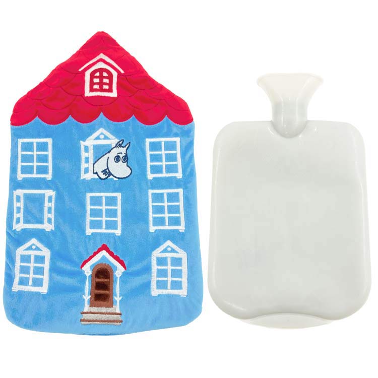 キャラクター カバー付き湯たんぽ（ムーミンやしき） 湯たんぽの商品画像