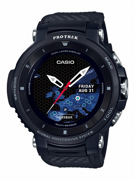カシオ PRO TREK Smart WSD-F30 ブルー WSD-F30-BU スマートウォッチ