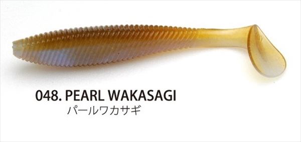 RAID JAPAN フルスイング 4inch 048 パールワカサギ 釣り　ワームの商品画像