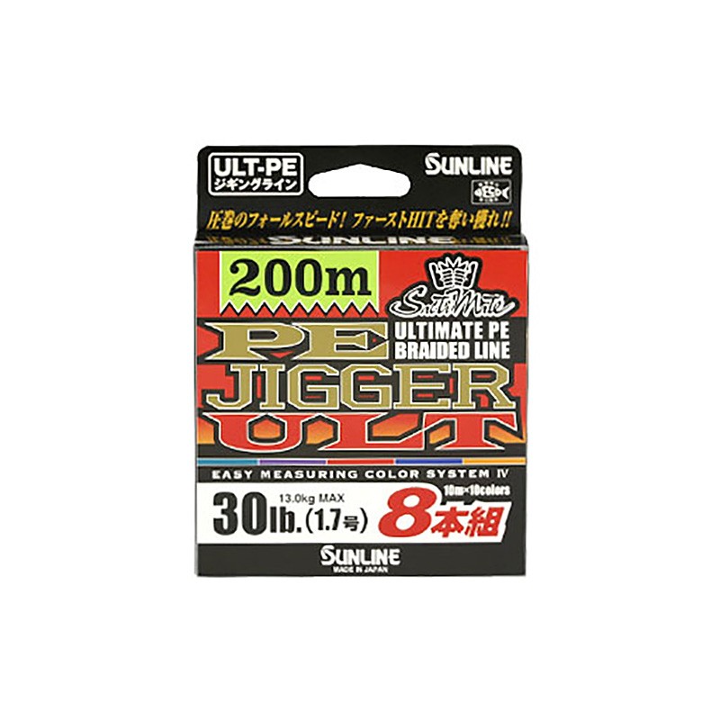 サンライン　PEジガーult 1.7号 300m　2個セット Amazon.co.jp: サンライン PEジガーULT PEJIGGER ULT 8本組 3号