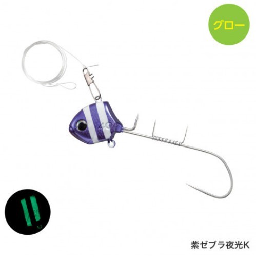 サーベルマスター 船テンヤ β 40号 紫ゼブラ夜光Kの商品画像