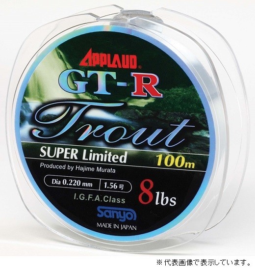 ライン APPLOUD GT-R トラウト スーパーリミテッド 300m 3lb 950300（シルバー） 釣り糸、ラインの商品画像