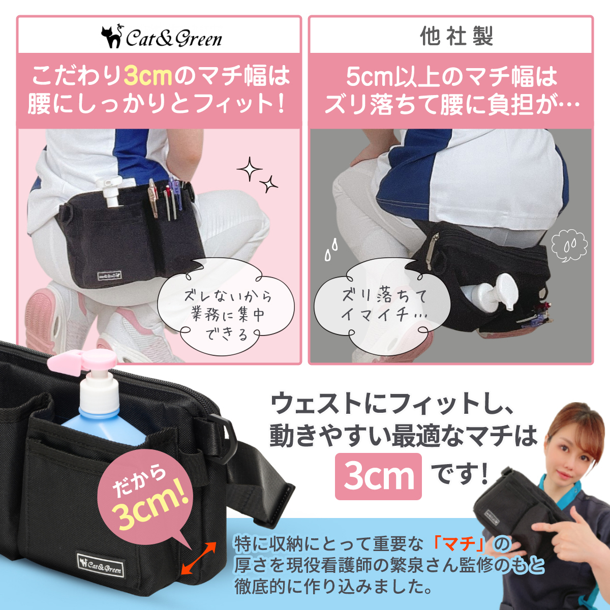 [ unused with translation B goods ] old model nurse pouch belt bag trial work nursing . lady's pouch waist bag free shipping disinfection fluid nursing .