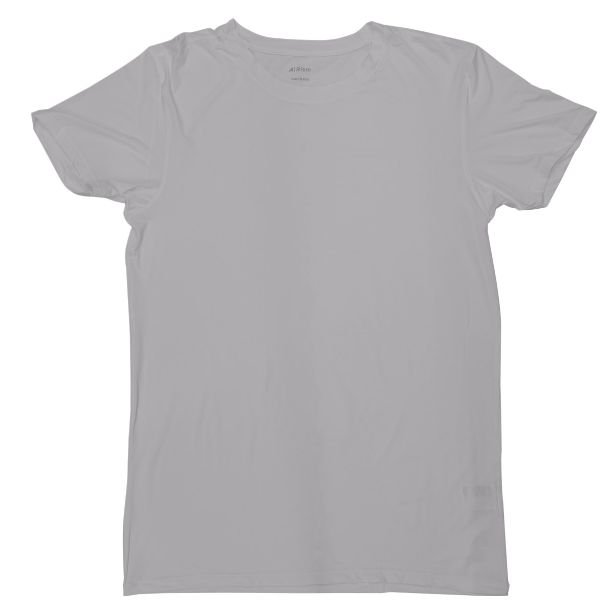 UNIQLO Uniqlo мужской воздушный ритм вырез лодочкой T короткий рукав нижнее белье нижнее белье подарок светло-серый 