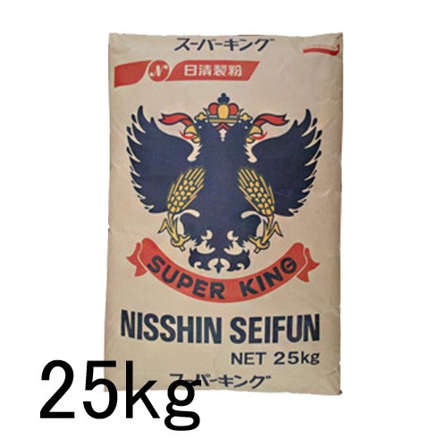 日清製粉 パン用粉 スーパーキング 25kg×1個の商品画像