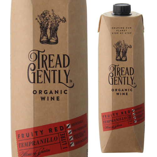 トレッド・ジェントリー オーガニック・テンプラニーリョ NV 1000ml紙パック 1本の商品画像