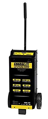 ( new goods ) Clore Automotive CHARGE IT! 12/24V WHEELED BATTERY CHARGER with ENGINE STAR
