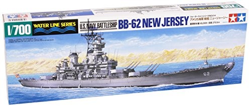 アメリカ海軍 戦艦 ニュージャージー （1/700スケール ウォーターライン 31614）の商品画像