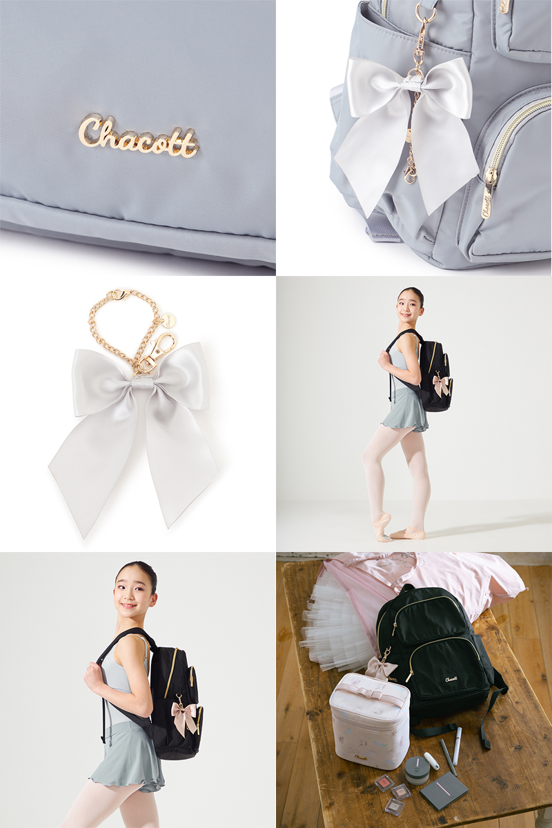 [ tea cot official (chacott)] ribbon charm backpack 