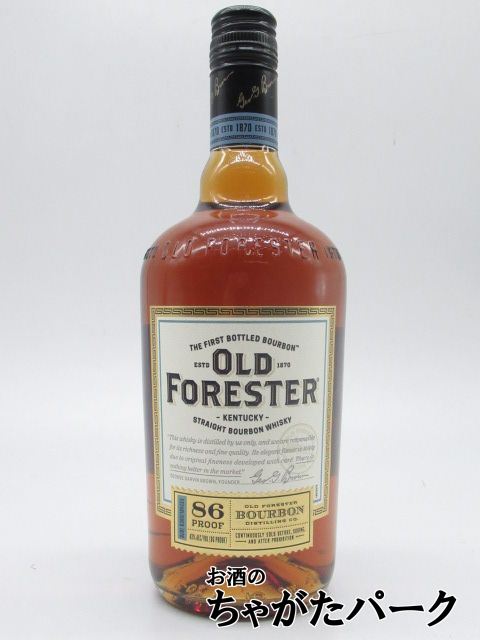 オールド・クェーカー　ストレートバーボン 86プルーフ 4年熟成 OLD FORESTER オールドフォレスター クラシック 86プルーフ 1000mlびん