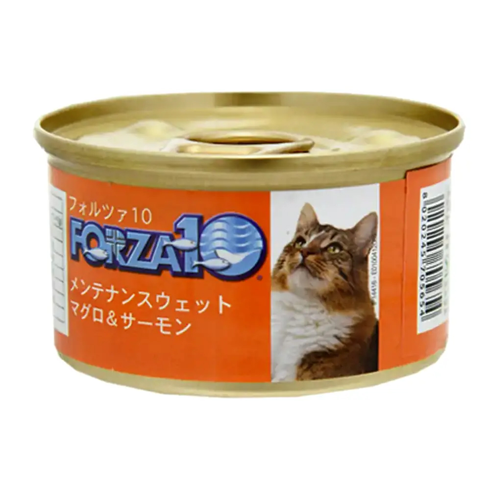 FORZA10 FORZA10 メンテナンス マグロ＆サーモン 85g×1個 猫缶、ウエットフードの商品画像
