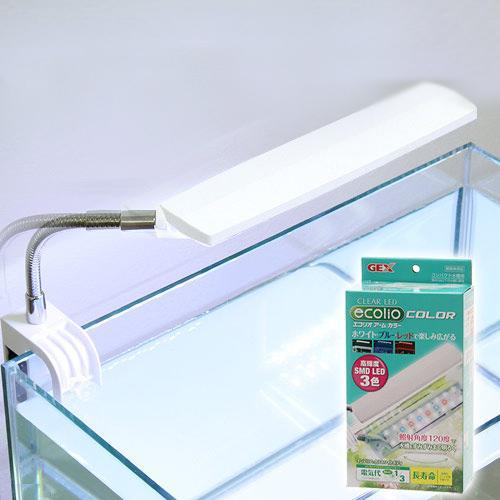 GEX прозрачный LED eko rio arm цвет маленький размер аквариум для освещение свет тропическая рыба водоросли аквариум свет 