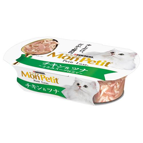Nestle モンプチ プチリュクス カップ チキン＆ツナ 57g×48個 PURINA モンプチ 猫缶、ウエットフードの商品画像