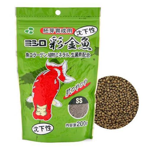 ミシロ 彩金魚 胚芽育成用 SS 沈下性 200gの商品画像