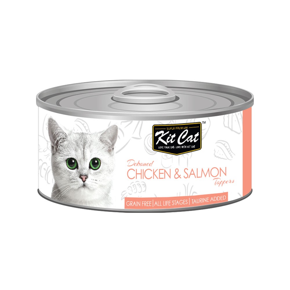 キットキャット キットキャット トッパーズ チキン＆サーモン 80g×1個 猫缶、ウエットフードの商品画像