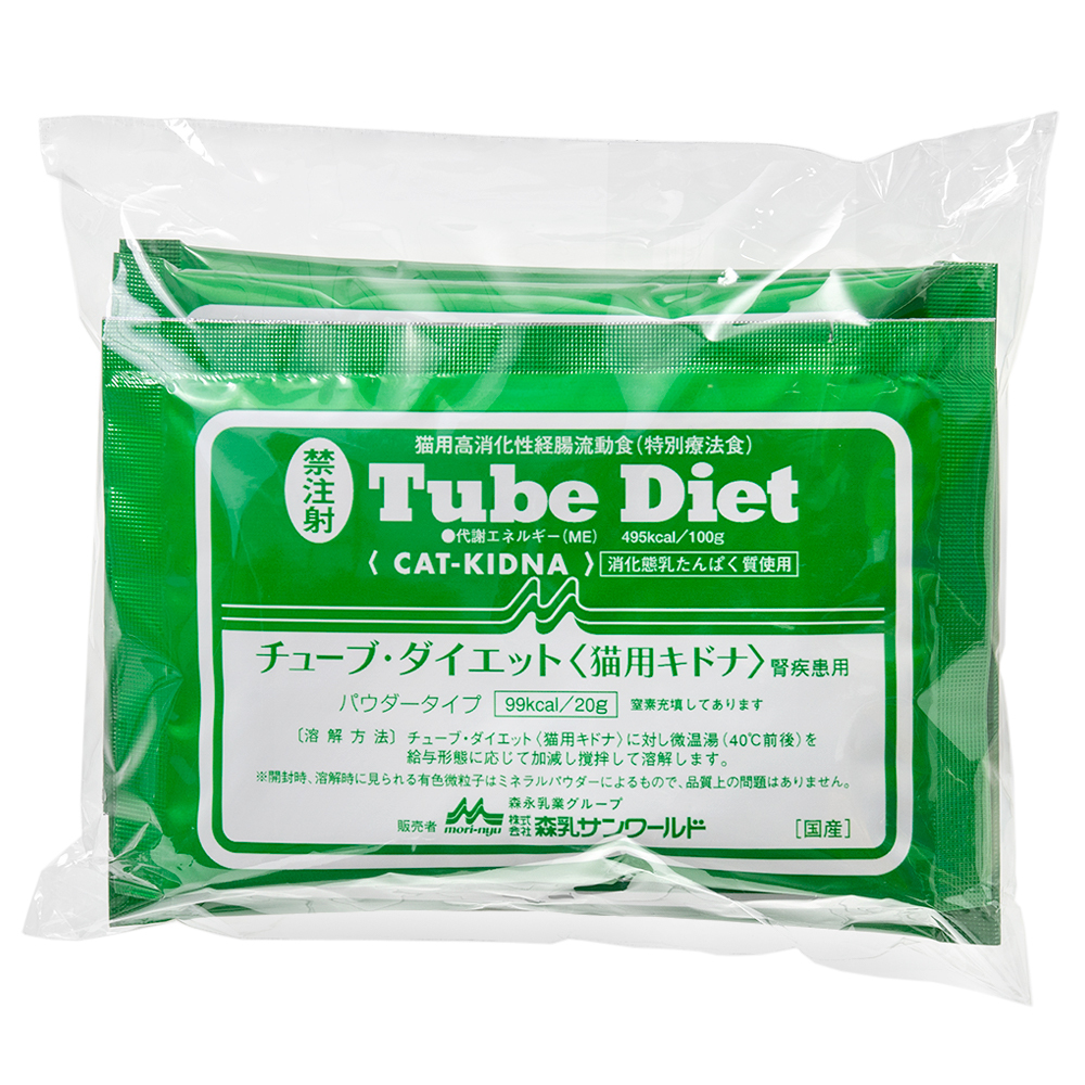 森乳サンワールド 森乳サンワールド チューブ・ダイエット（猫用キドナ）腎疾患用 20g×5包 Tube Diet キャットフード　療法食、療養食の商品画像