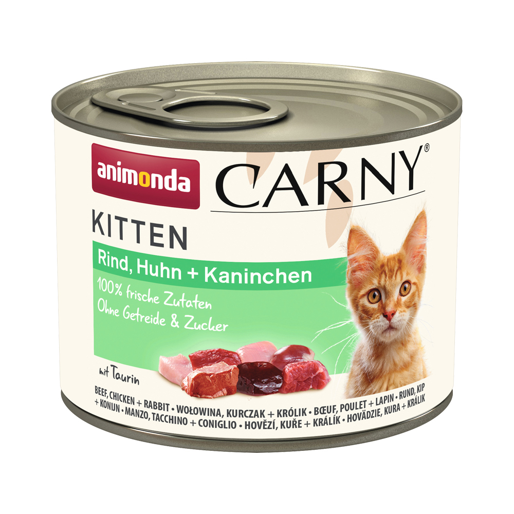 アニモンダ アニモンダ カーニー ミート キトン 牛・鶏・ウサギ（83967） 200g×1缶 猫缶、ウエットフードの商品画像