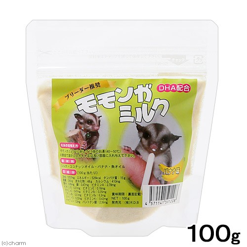 R.D.B モモンガミルク 100g×1個 小動物用フード、おやつ - 最