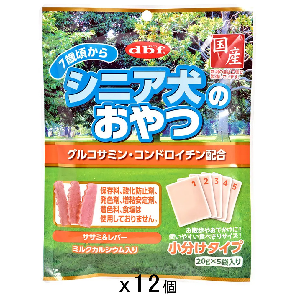 デビフ シニア犬のおやつ グルコサミン・コンドロイチン配合 100g×12個の商品画像