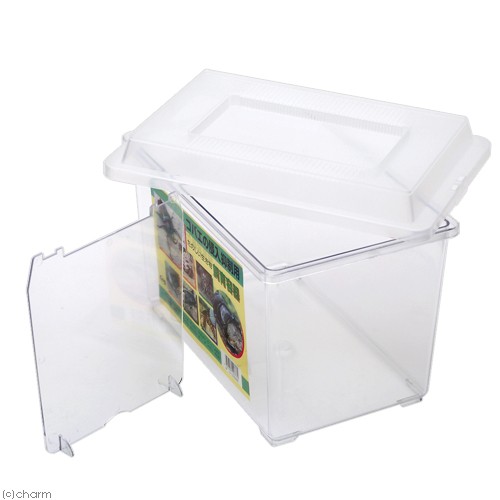  plastic case kobae. . go in suppression for happy living thing breeding container middle bulkhead . attaching insect cage insect rhinoceros beetle stag beetle 