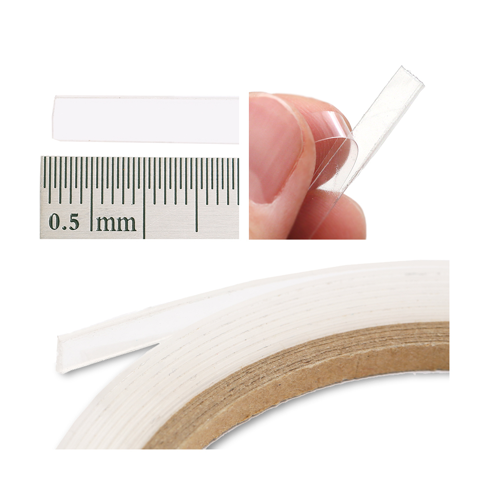  glass cover falling prevention tape 2.1m 4mm width silicon tape 
