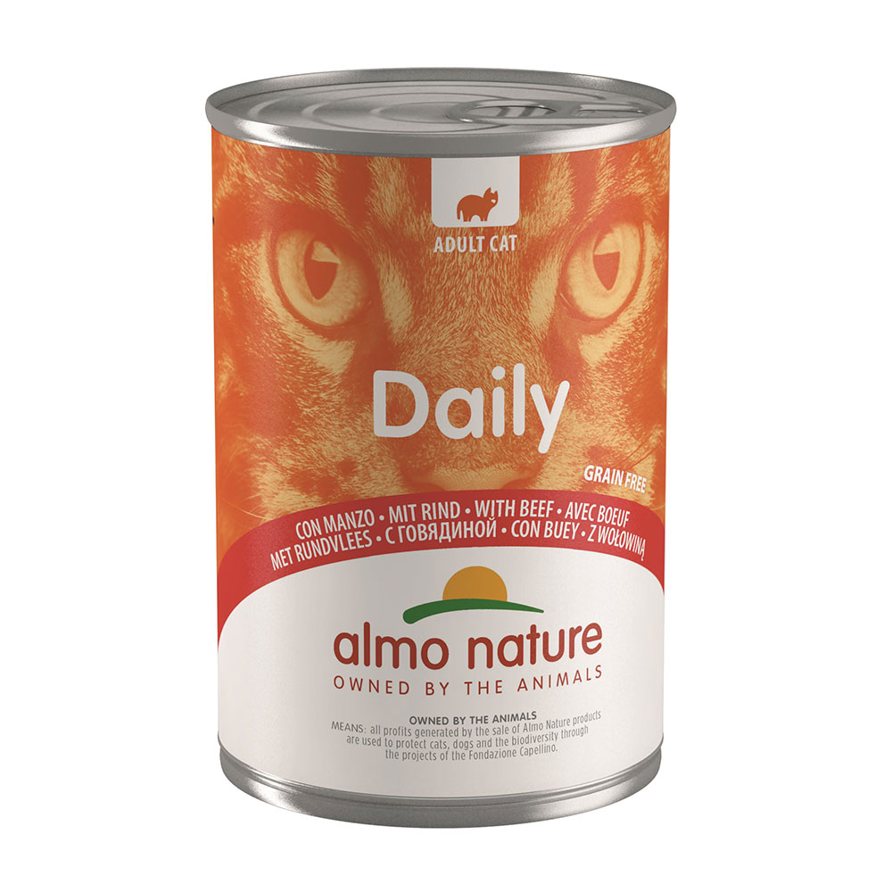 アルモネイチャー デイリーメニュー キャット400 ビーフ 400g×1缶 猫缶、ウエットフードの商品画像