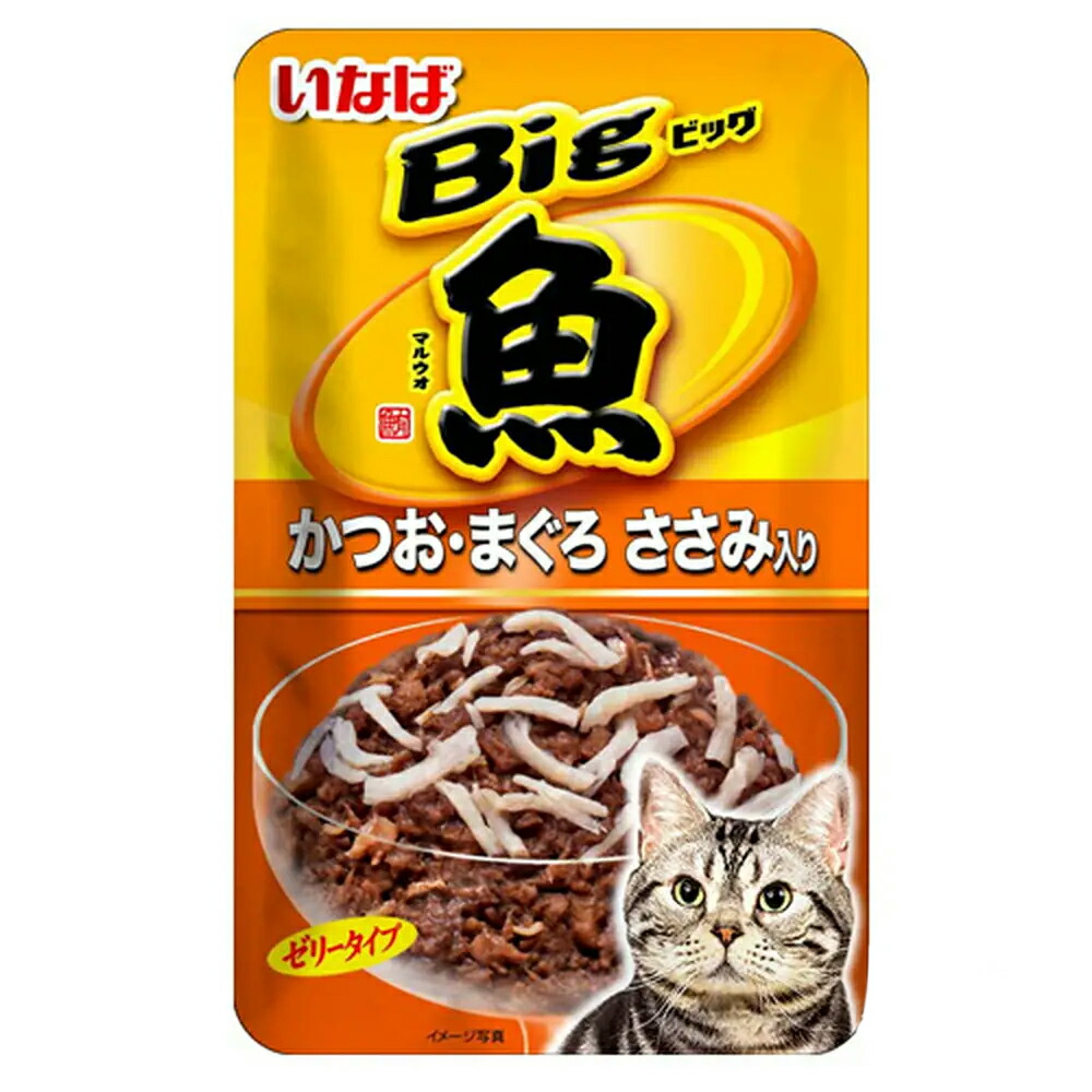 マルウオ 猫用 Big かつお・まぐろ ささみ入り TCR-33 80g×1個の商品画像