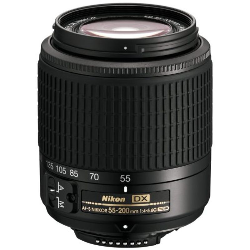 ニコン ニッコール AF-S DX Zoom Nikkor ED 55-200mm F4-5.6G ED（ブラック） 交換レンズの商品画像