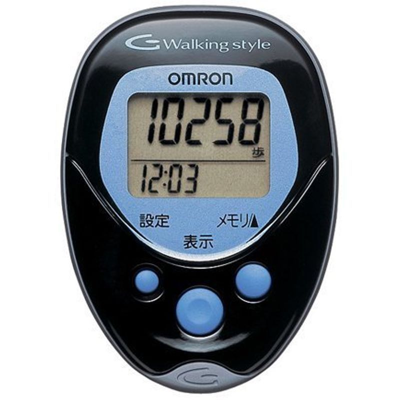 オムロン オムロン ウォーキングスタイル ヘルスカウンタ HJ-113-K （ブラック） ウォーキングスタイル 歩数計の商品画像