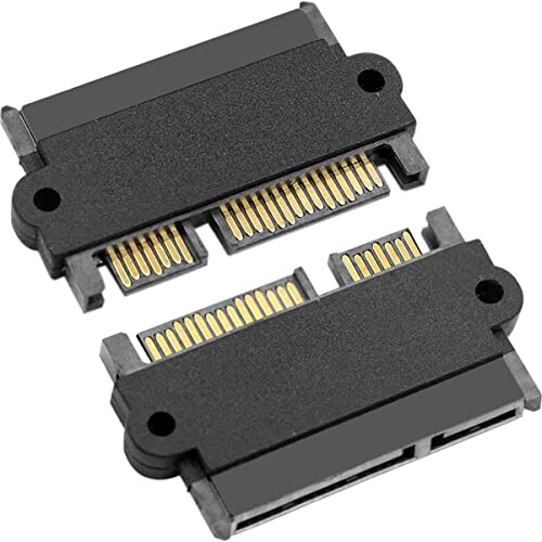 Xiatiaosann SATA 22 pin 7 pin + 15 pin conversion adaptor SATA 3.5/2.5 -inch for,22 pin (7+15) male - 22 pin 