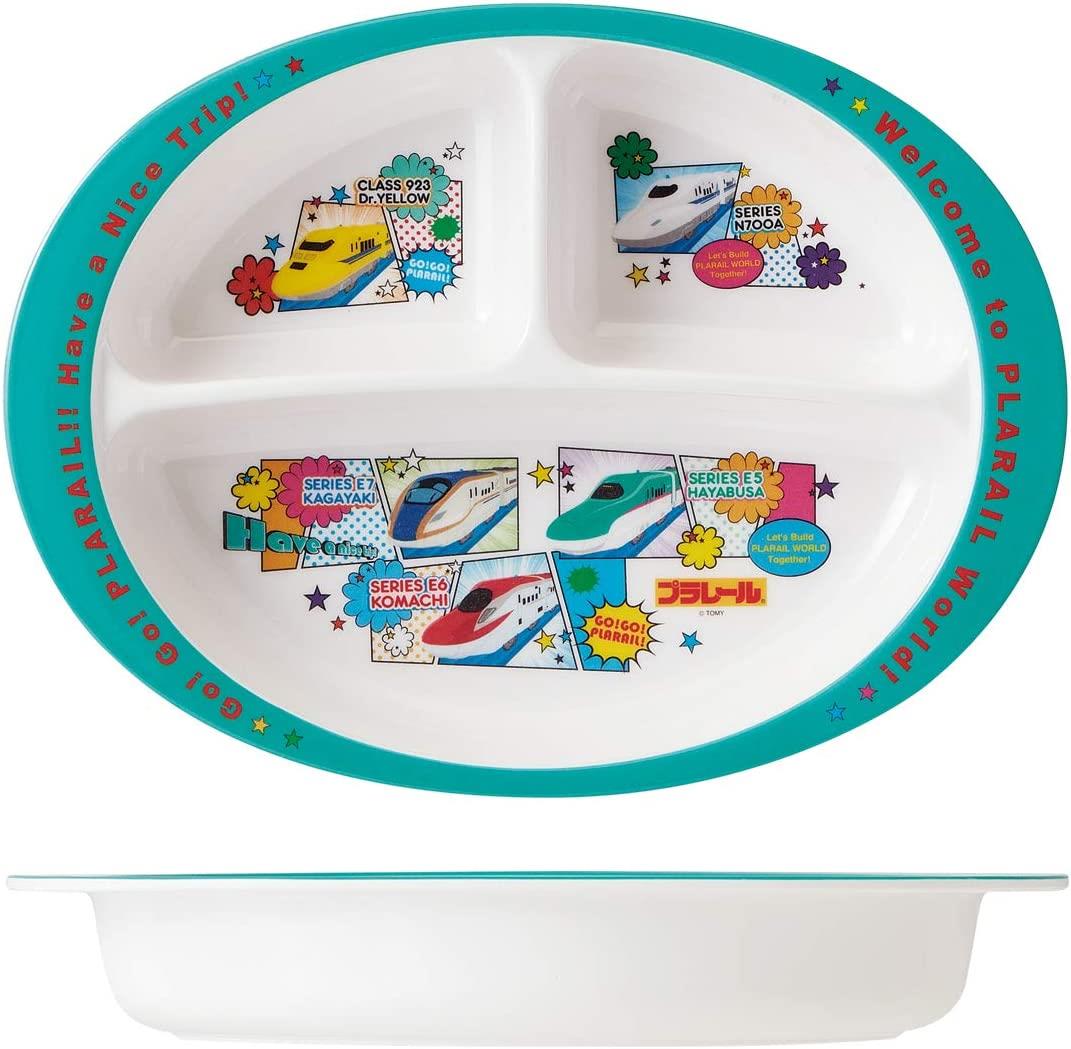 スケーター メラミン製ランチプレート（プラレール19）45599-5-M370×1枚の商品画像