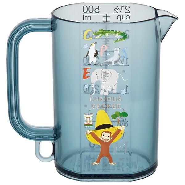 スケーター 目盛りの見やすいメジャーカップ 500ml おさるのジョージ ZOO MMC1の商品画像