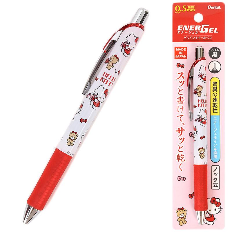 サンリオ ゲルインキボールペン エナージェル ハローキティ（黒）0.5mm 789577の商品画像