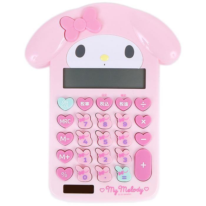 sanrio サンリオ サンリオキャラクターズ フェイス型キー電卓 マイメロディ マイメロディ 電卓の商品画像