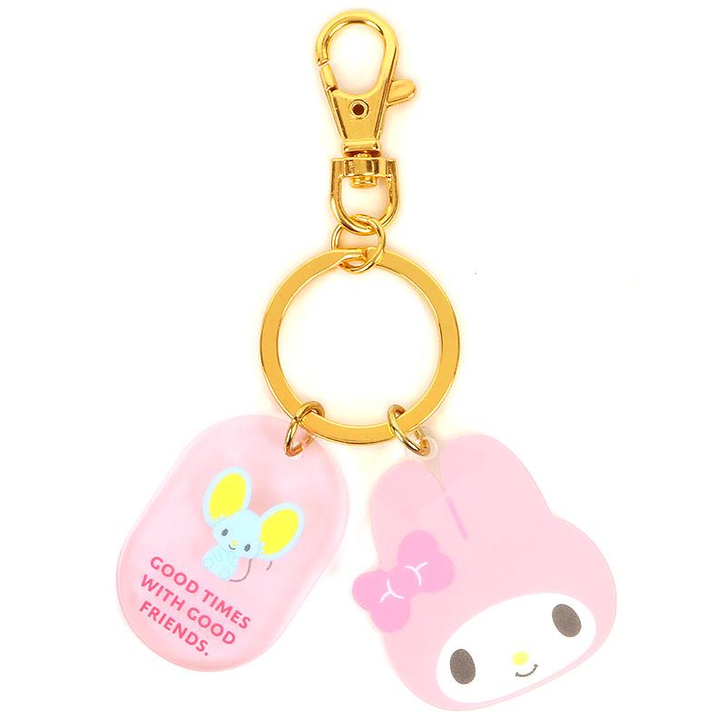sanrio サンリオ フェイス形キーホルダー マイメロディ 908142 マイメロディ キャラクターグッズのキーホルダーの商品画像