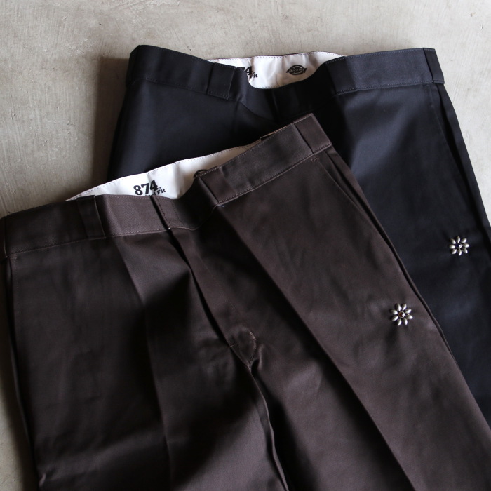 HTC×Dickies стандартный обращение магазин низ брюки Dickies 874 рабочие брюки HTC Dickies Work Pants[Flower Stone] черный / Brown 2 цвет развитие 2025 весна лето новый продукт 