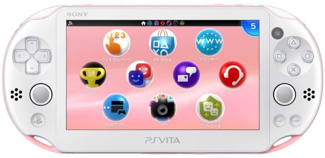 ソニー・インタラクティブエンタテインメント PlayStation Vita（PCH-2000シリーズ）Wi-Fiモデル ライトピンク/ホワイト  PCH-2000 ZA19 PS Vita本体