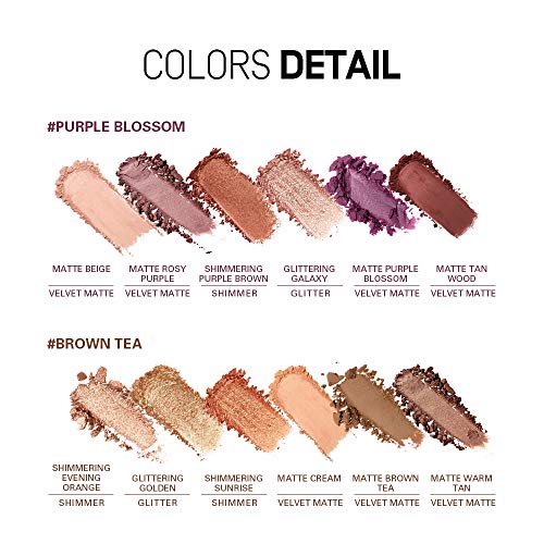 heme 6 color eyeshadow Palette Palette ( all 6 color ) BROWN TEA Taiwan cosme 